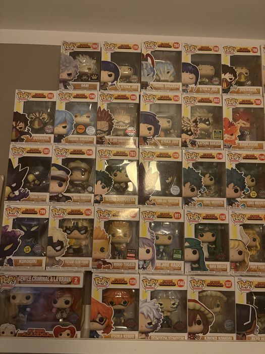 Funko pop my hero academia i demon slayer