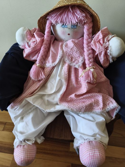 Boneca de pano altura 0.70
