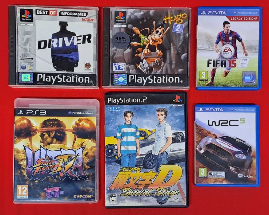 Pack 6 jogos - Portes GRATIS
