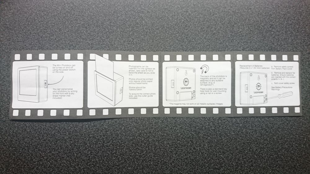 ramka na zdjęcie podświetlana, mini photo light box, locomocean