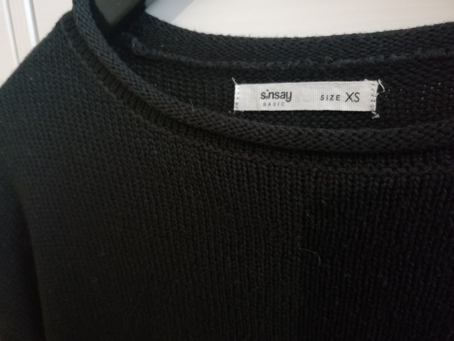 Czarny sweter xs sinsay