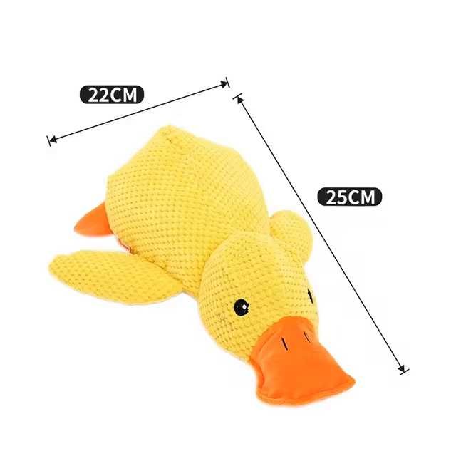 Іграшка для Собак зі Звуком Гусак Качка з Пищалкою Міцна Нова