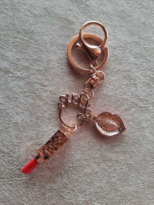 Szminka i usta - breloczek