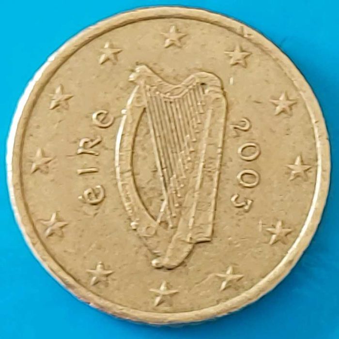 50 Cêntimos de 2003 da Irlanda
