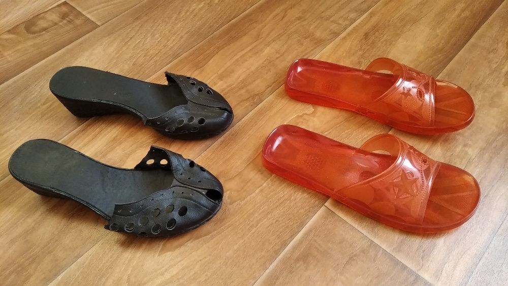 шлепки сланцы резина для бассейна пляжа отдыха 38-39р и подарок