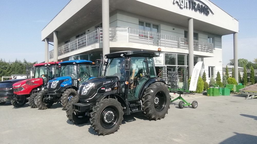 Ciągnik rolniczy SOLIS 60 4WD, 58 kM, klima, 4x4, wąskie koła, 3 lata gwarancji