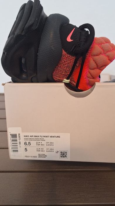Кросівки Nike Air Max FLYKNIT Venture FD2110 600, US6.5 EU 37.5,  23.5