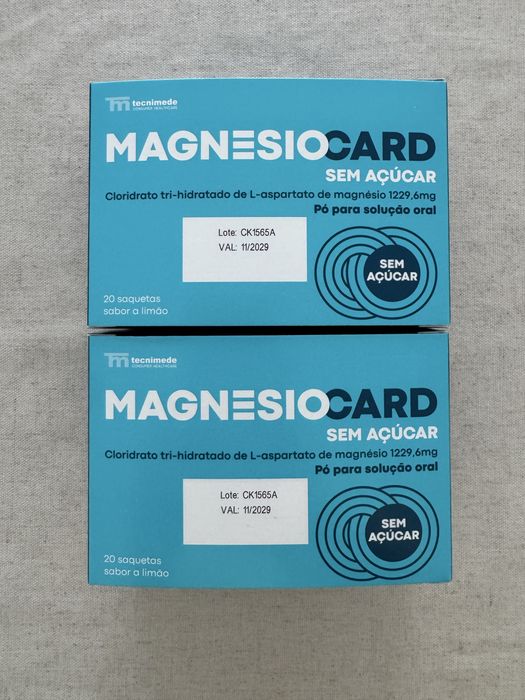Embalagem  Magnesiocard sem açucar