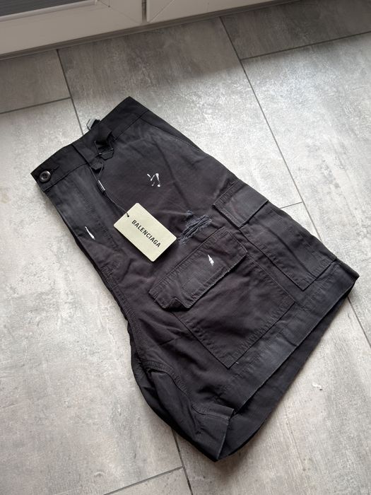 Spodenki Balenciaga Czarne Cargo