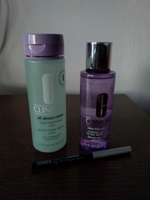 Clinique zestaw 3 kosmetyków – 200 ml + 125 ml + Quickliner
