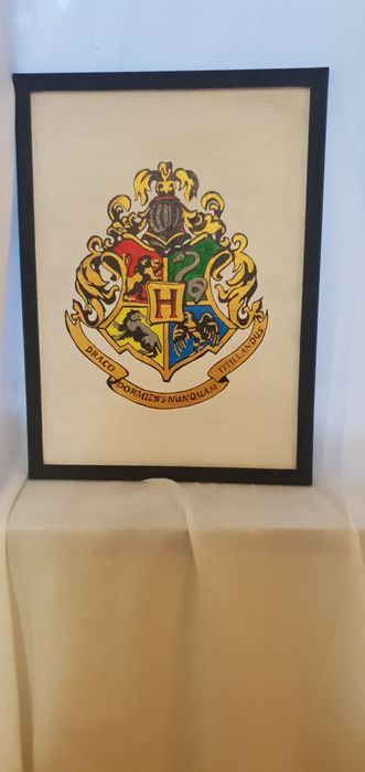 Quadro Harry Potter - Hogwarts Feito à mão