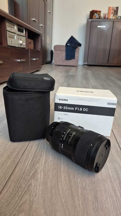 Obiektyw Nikon Sigma ART 18 35mm. 1.8F