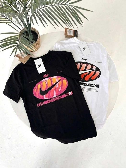 XS S M L XL XXL - Nike Jordan Air Max Футболка новая - Черная / Белая - Найк Джордан Майка