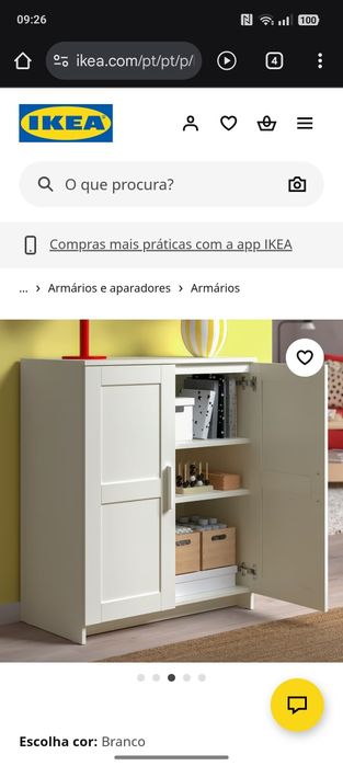 Armário IKEA BRIMNES branco