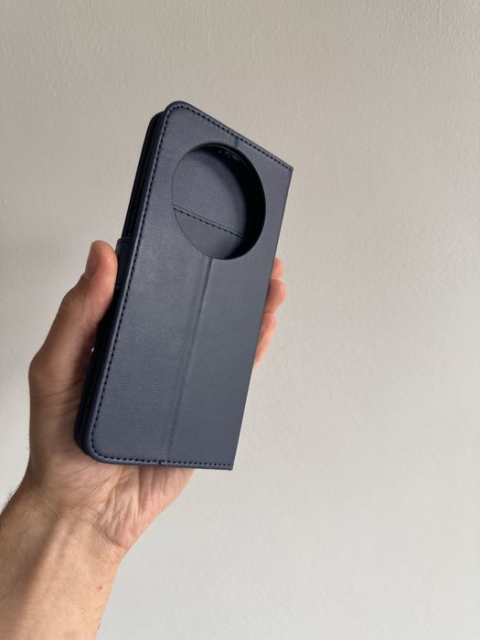 Etui z klapką skórzane zamykane + FOLIA hydro. Do HONOR MAGIC 7 LITE