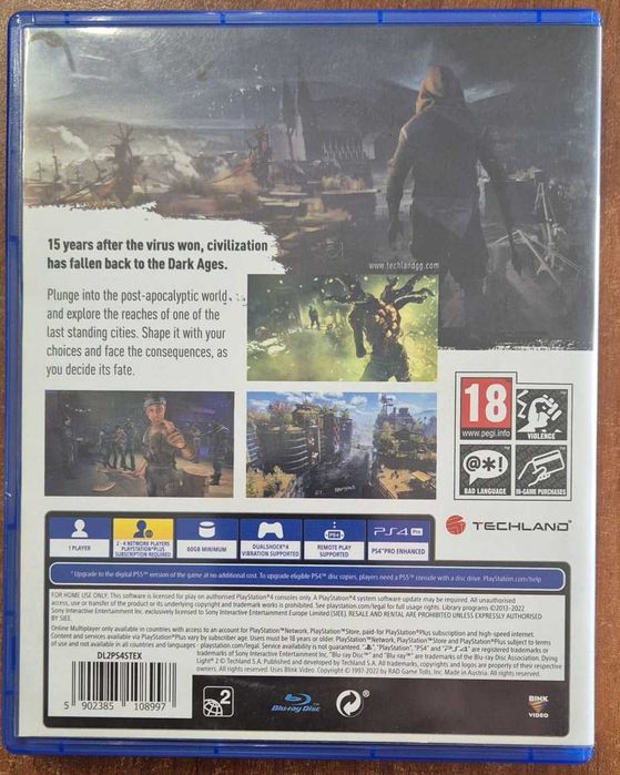 Gra Dying Light 2 na PS4 i PS5 – świetny stan Darmowa aktualizacja do PS5