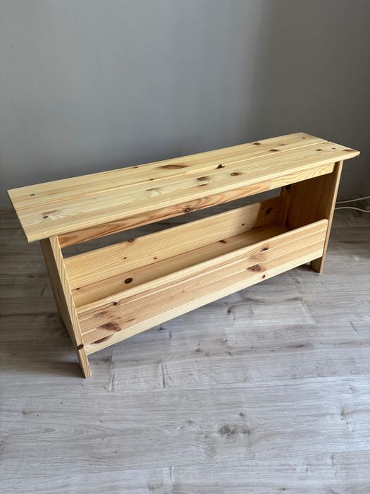 Ławka ze schowkiem, sosna, 100 cm IKEA PERJOHAN