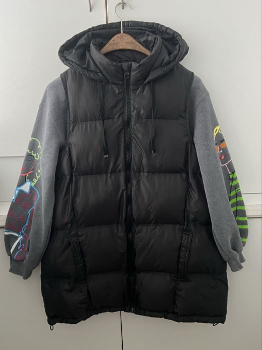 Тепла подовжена жіноча жилетка By Very