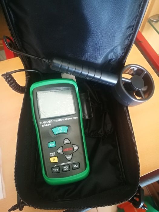 ST618 - Termo-anemómetro Medidor de velocidade do vento