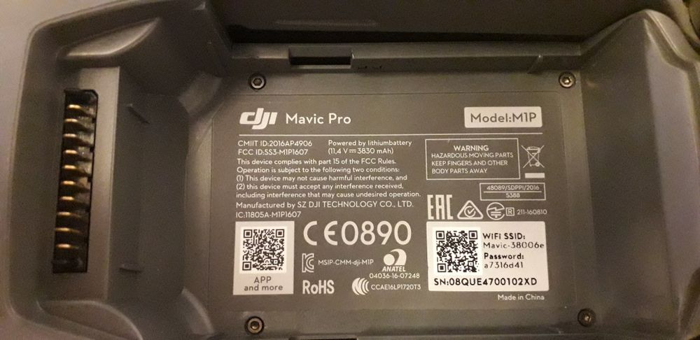 Dron Mavic Pro 1 model M1P