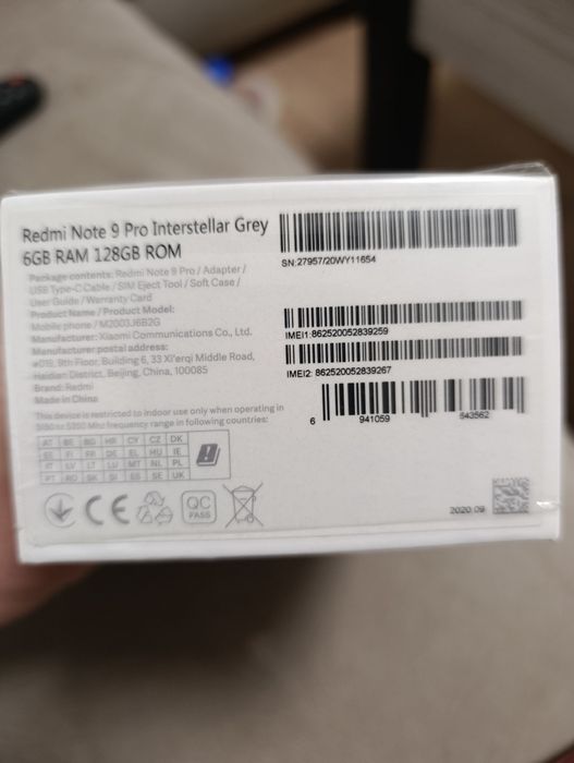 Продам Xiaomi Redmi Note 9