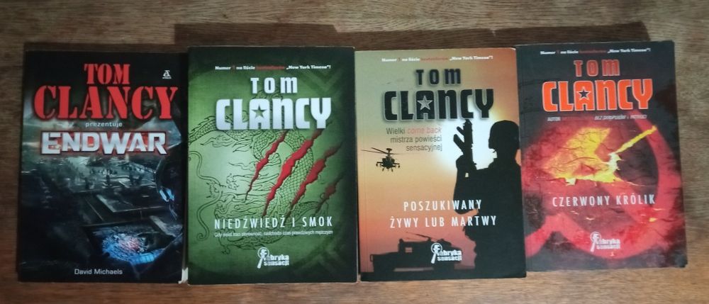 Książki Tom Clancy.