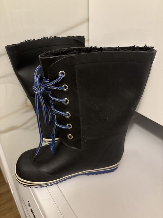 Kalosze ocieplane chłopięce