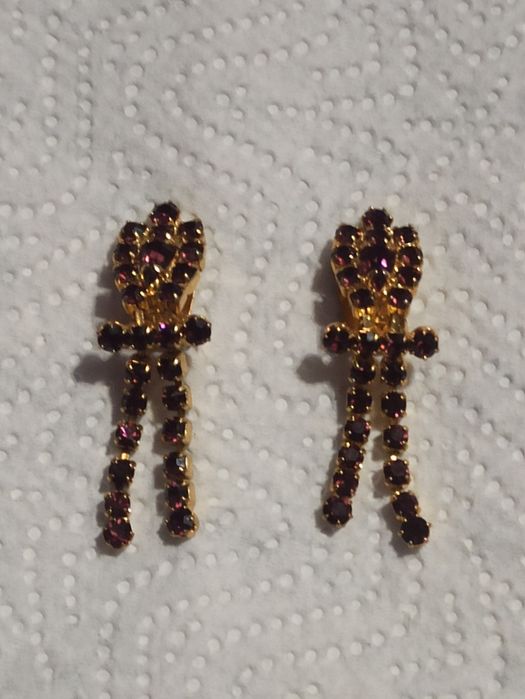 Kolczyki damskie z ametystem