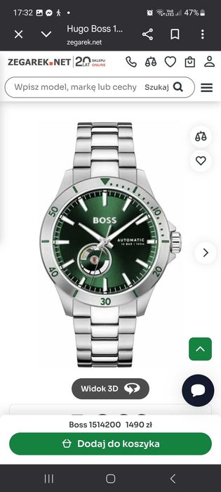 Zegarek hugo boss nowy