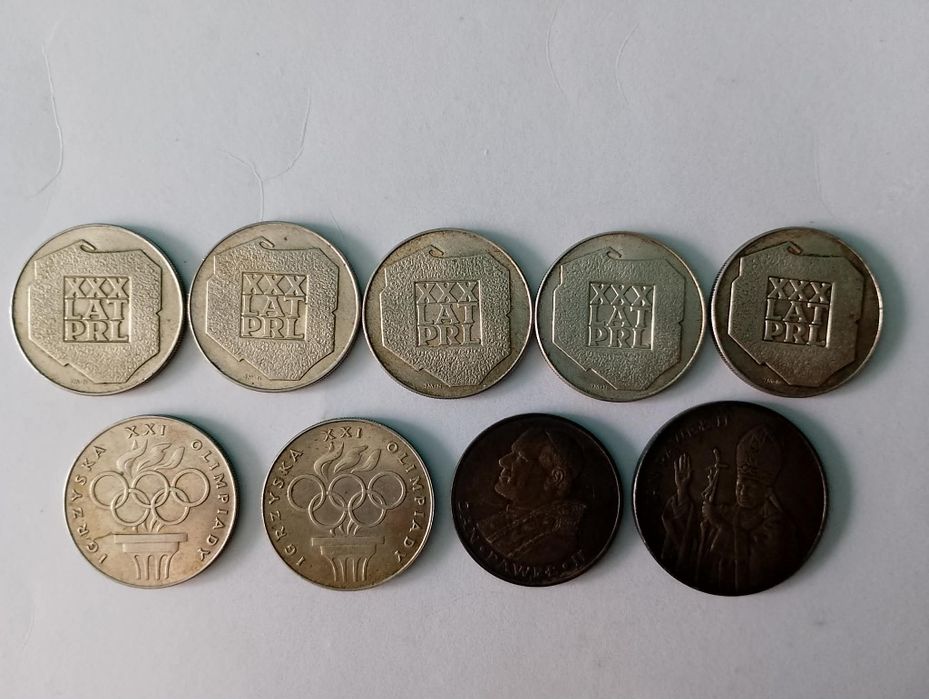 Srebrne monety mapka