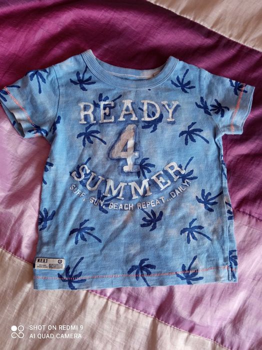 Bluzka koszulka t shirt krótki rękaw r. 80 dla chłopca