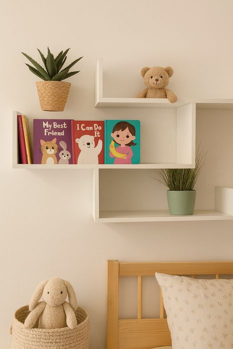 Półka scienna biała