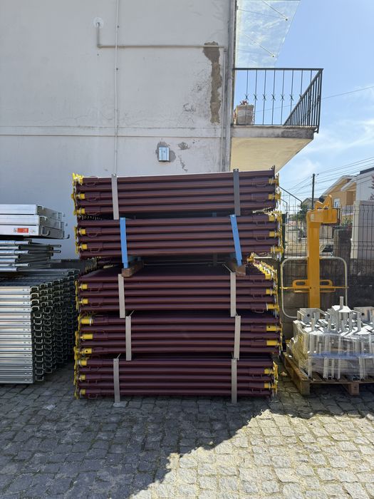 Escora/prumo reforçado 4mts 56mm novo