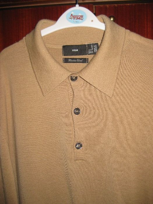 кофта джемпер свитер шерстяной из шерсти 100% шерсть H&M 46-48рр