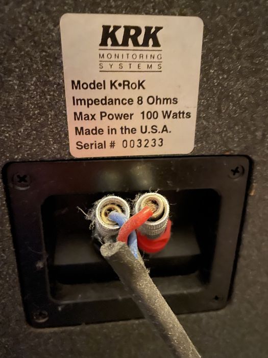monitory KRK  K-ROK  made in USA plus wzmacniacz
