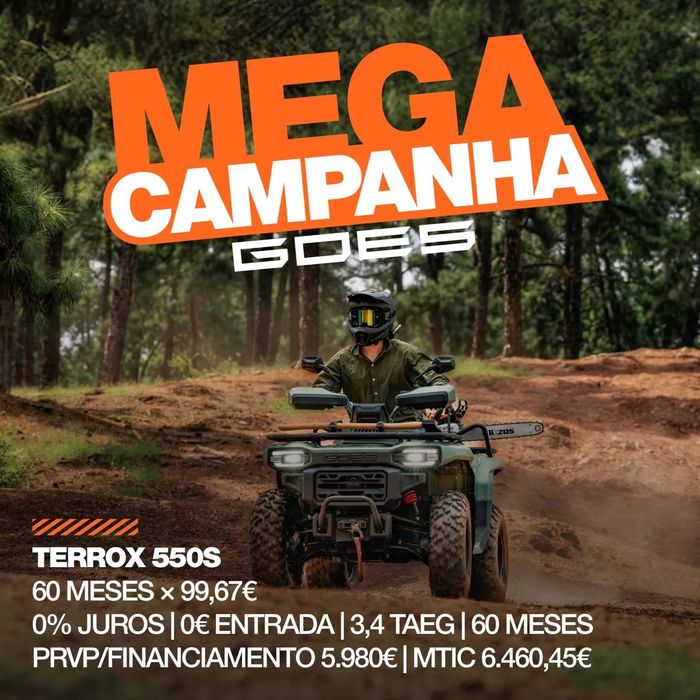 Goes Terrox 550S (FINANCIAMENTO 0% JUROS)