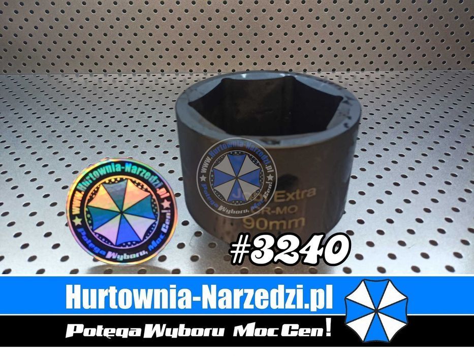 Nasadka 6-kątna Długa udarowa 1" 90mm Cr-Mo - JOBIextra X8090 klucz 90mm nasadka 90mm nasadka udarowa 90mm klucz nasadowy 90mm