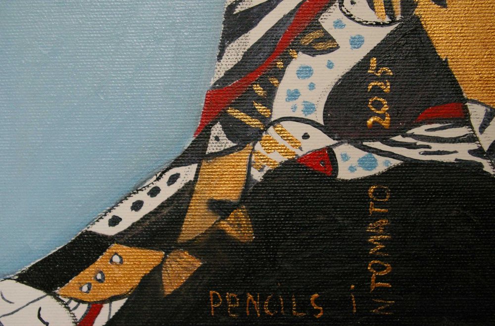 картина fish kiss 120-70см