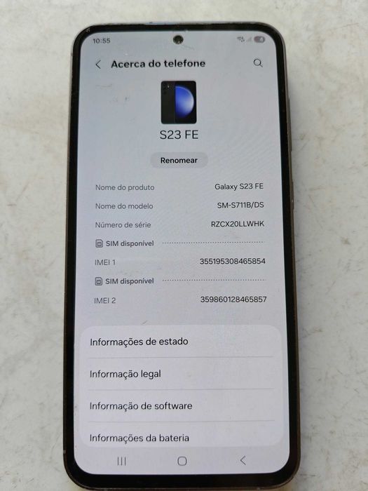 Telemóvel: Galaxy S23 Fe