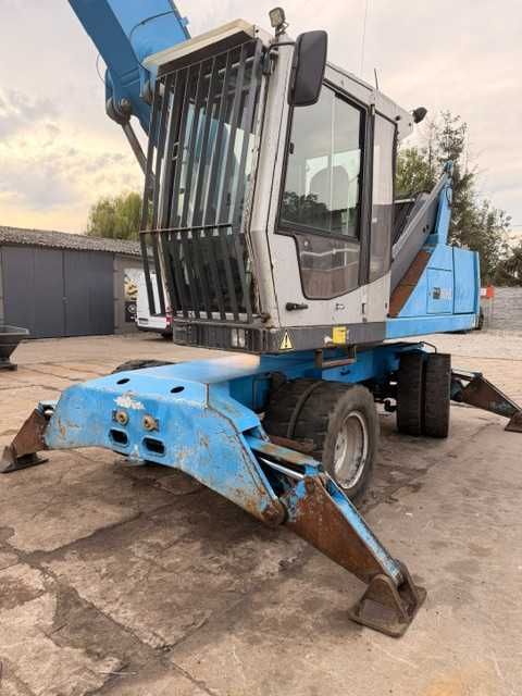 Koparka kołowa przeładunkowa do złomu FUCHS MHL 320 chwytak + elektromagnes 190 tys netto