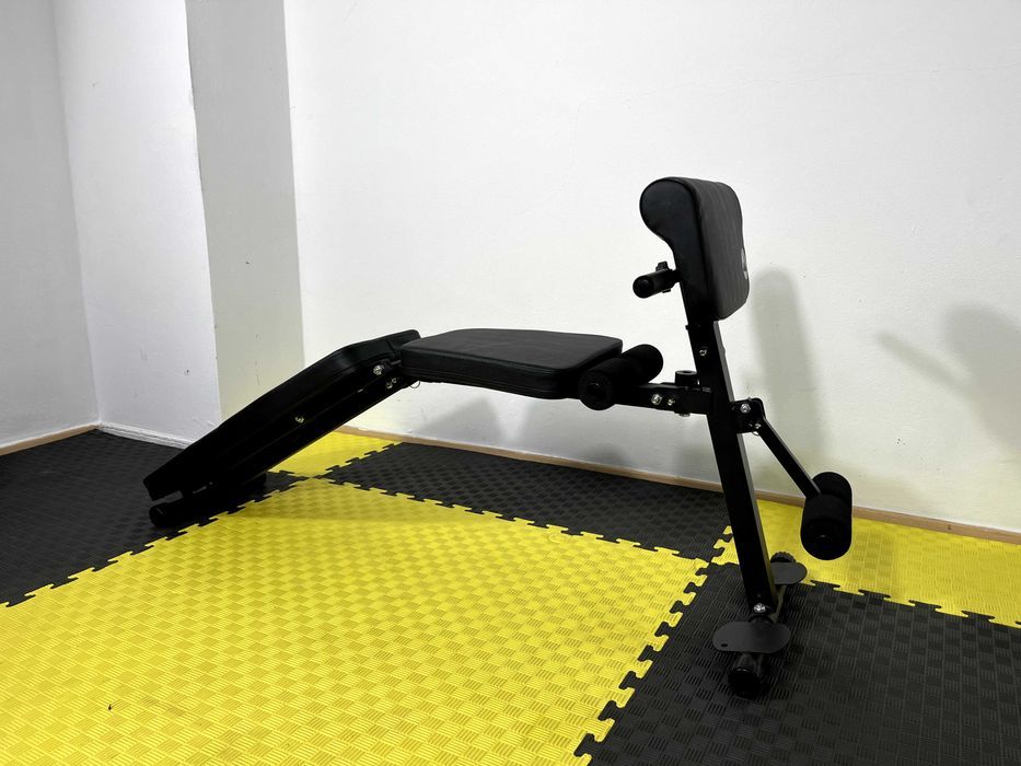 Zestaw Do Ćwiczeń 100kg Hantle Siłownia Atlas Ławka Obciążenie Sztanga