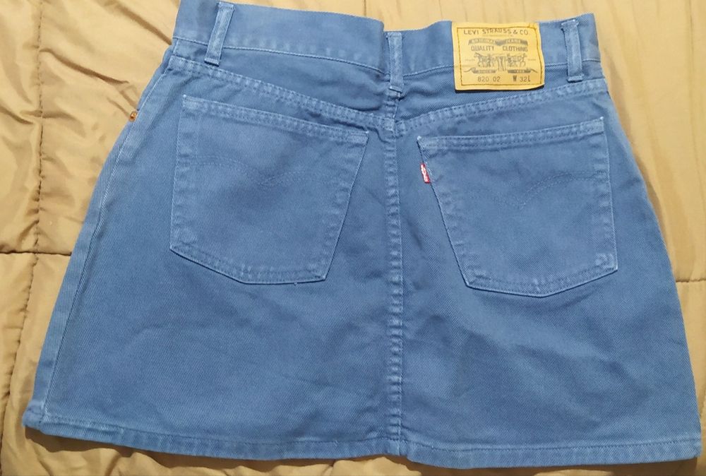 Mini saia ganga azul Levis