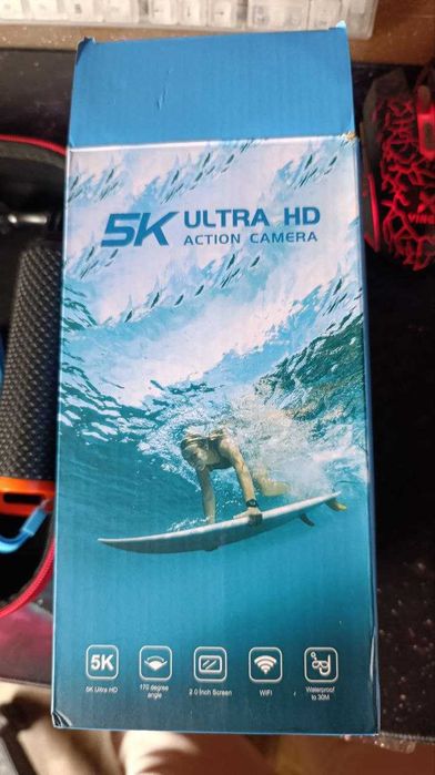 Экшн-камера 5K 4K 60 кадрів в секунду с двума сенсорними IPS-дисплеями