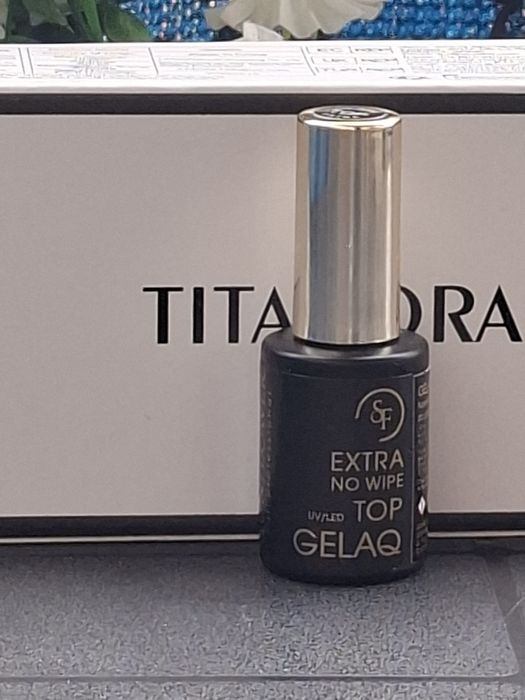 Top Extra no wipe Hybryda Hybrydowe paznokci modelacji firmy Sun Flowe
