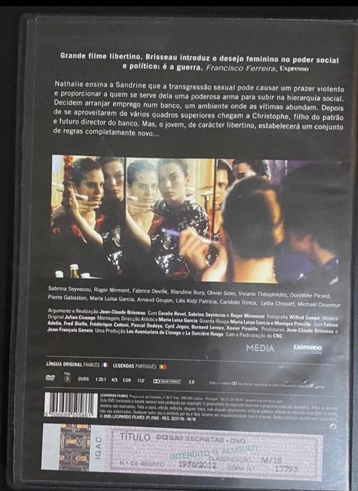 DVD coisas secretas