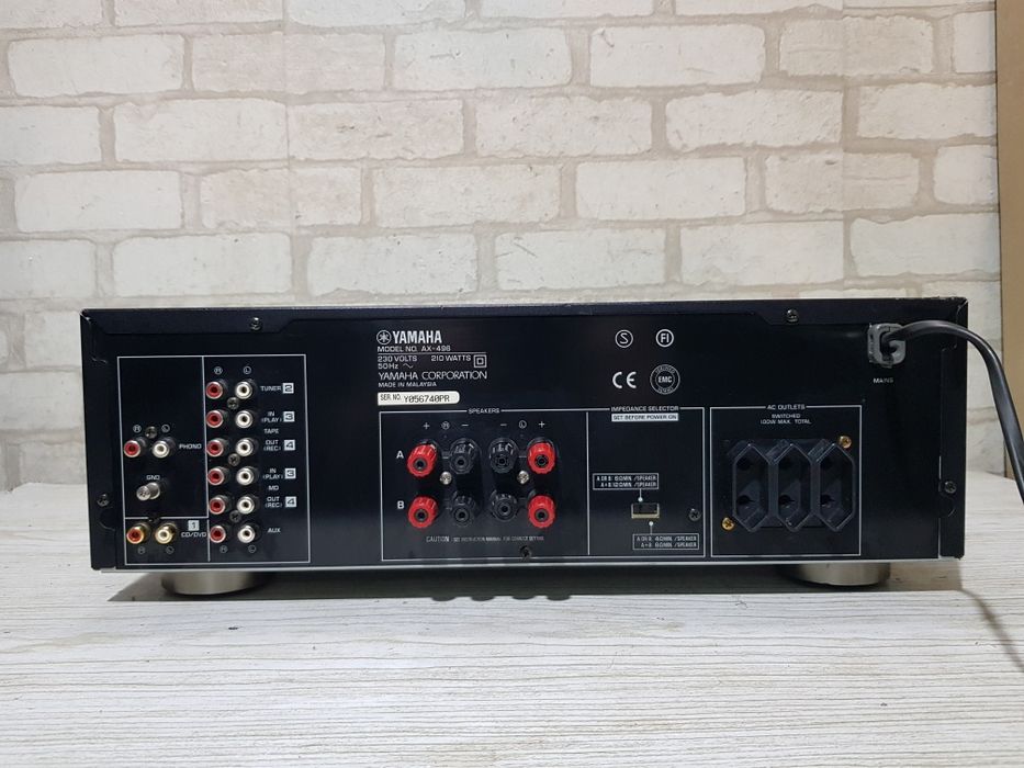 Стерео підсилювач/усилитель Yamaha AX-496 2x80 б/у з Німеччини