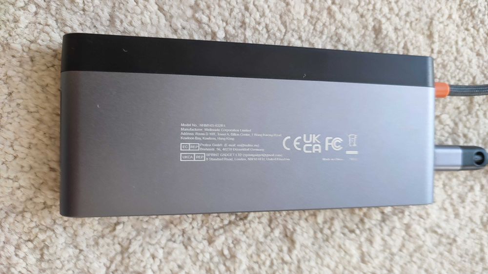 Stacja dokująca HUB NOVOO 14 w 1 PD 100W NHM14S-632B1