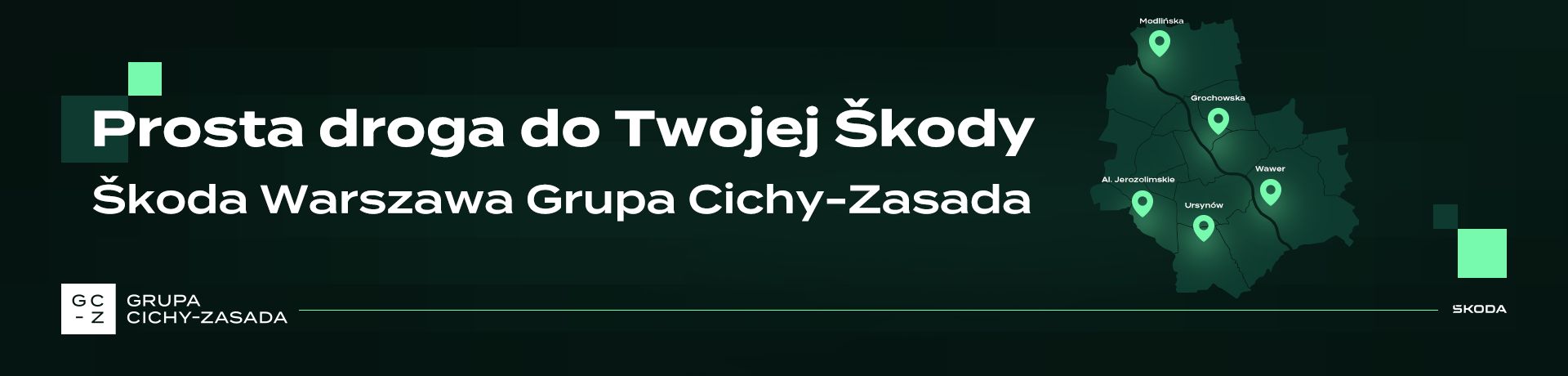 Skoda Warszawa Cichy-Zasada top banner