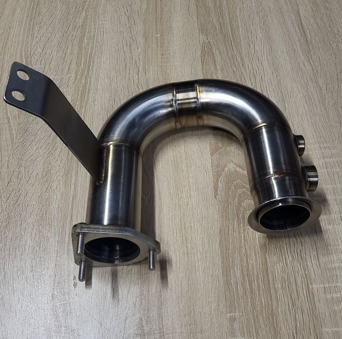 Downpipe Audi A4 B9 2.0TDI Даунпайп Ауді А4 Б9 Heat shield