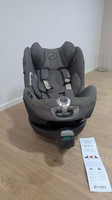 Cadeira SIRONA Z I-SIZE PLUS Manhattan Grey - mid grey + BASE Z Black